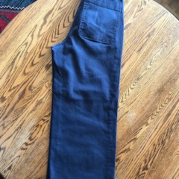 Everlane Original Wide Leg Cropped Pants Navy - Picture 6 of 6